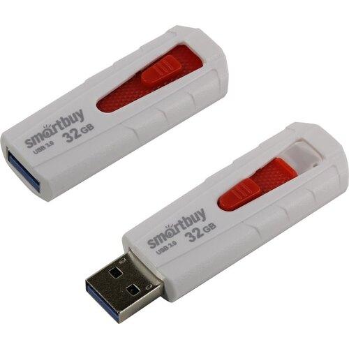 USB 3.0 накопитель Smartbuy 32GB IRON Black/Red - фото 2 - id-p93088798
