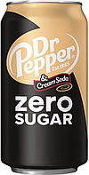 Dr.Pepper Cream Soda Zero 355ml США (12шт-упак)