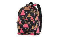 Рюкзак 2Е, TeensPack Triangles, чёрный