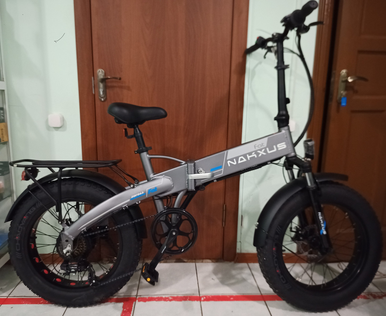 Электровелосипед NAKXUS 48v 500w (max 1000w), аккум. Li-ion 48v 10,4 A/H. Складной. Колеса 20*4"