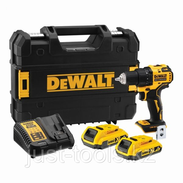 Дрель-шуруповерт бесщеточный DEWALT DCD708D2T 18В, 65Нм