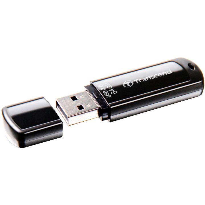 USB Flash Drive Transcend JetFlash 700 64Gb черный - фото 2 - id-p93092575