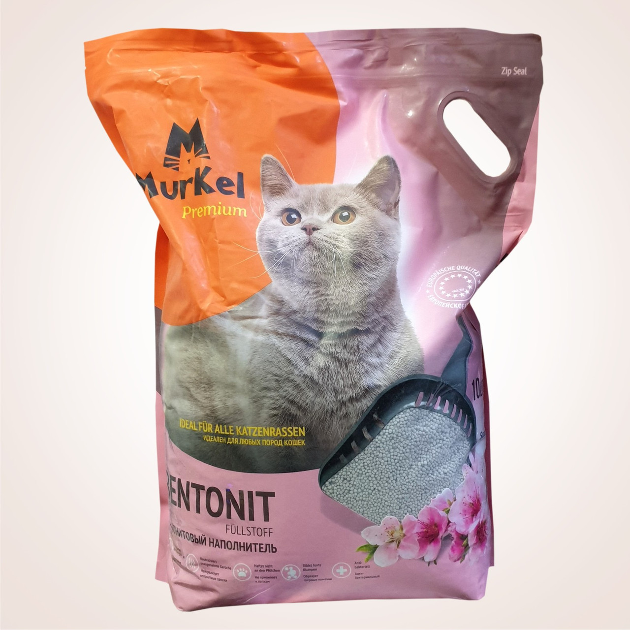 Murkel (Муркель) Комкующийся наполнитель Сакура, 10 л, фото 1