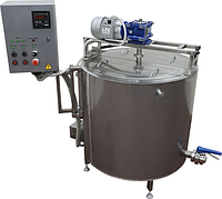Ванна длительной пастеризации (ВДП 200 литров, паровая, откидная рама) ИПКС-072-200МП(Н)