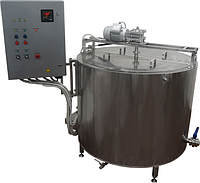 Ванна длительной пастеризации (ВДП 630 литров, паровая, откидная рама) ИПКС-072-630МП(Н)