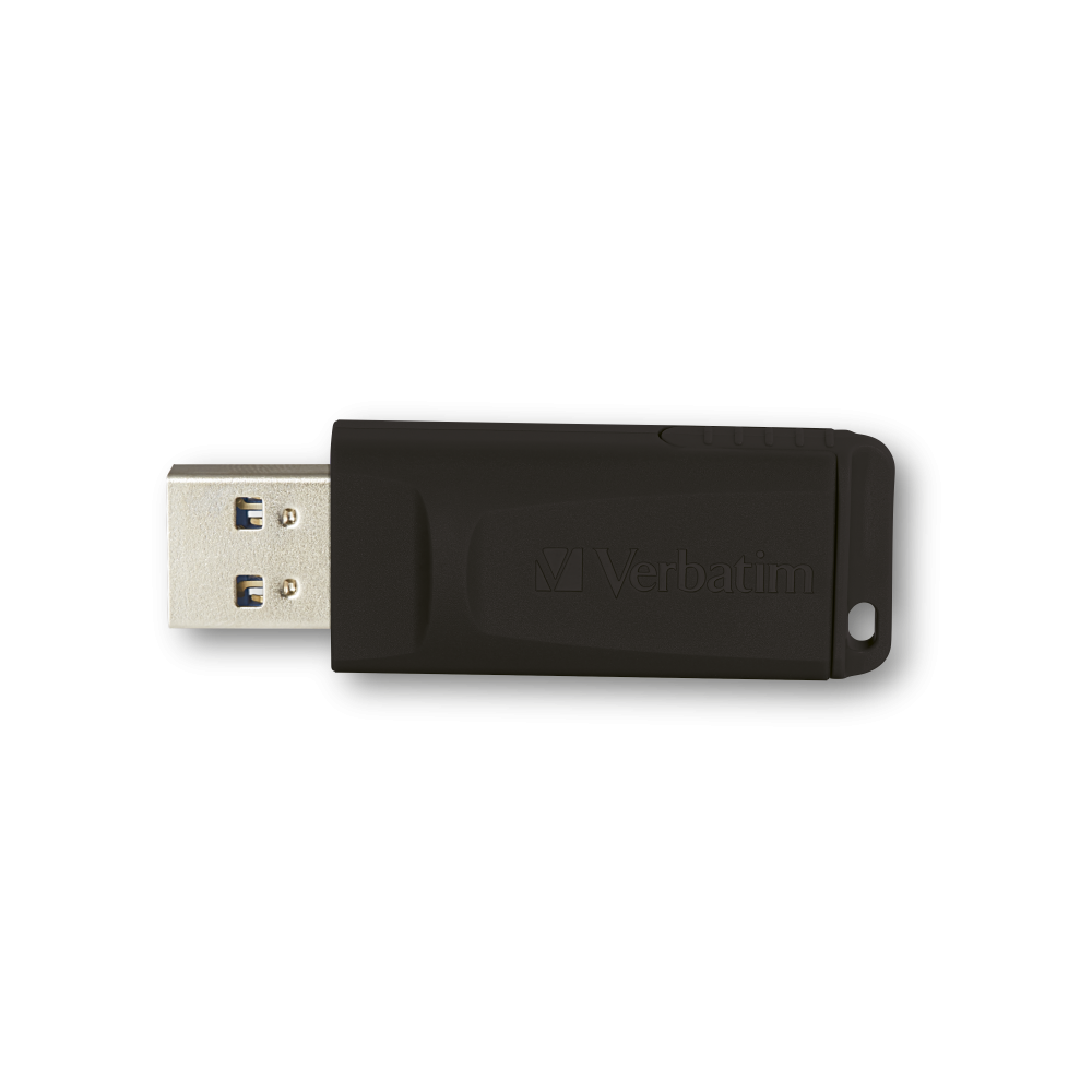 USB Flash Drive Verbatim Slider 64Gb черный - фото 4 - id-p93093145