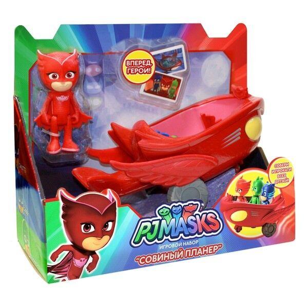 Игр.набор фигурка и машина "Сов. планер"_PJ masks