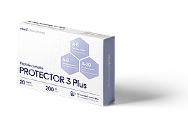 ПРОТЕКТОР 3 Плюс 20(Protector 3 Plus®)иммунитет, anti-age, - эпифиз,тимус,костный мозг.Пептидный комплекс