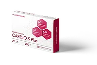 КАРДИО 3 Плюс 20 (Cardio 3 Plus®) для сердечно-сосудистой системы сердце, сосуды, печень.Пептидный комплекс