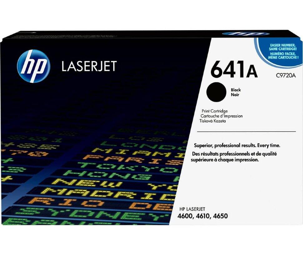Картридж HP C9720A (641A) Black для Color LaserJet 4600/4610/4650