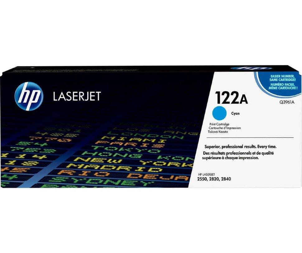 Картридж HP Q3961A (122A) Cyan для LaserJet 2550/2820/2840
