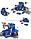 Игровой набор-конструктор «Парковка» GS Parking Lot с машинками из металла (Полицейский участок), фото 3
