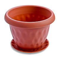 Горшок Розетта 0,9 л с поддоном С125