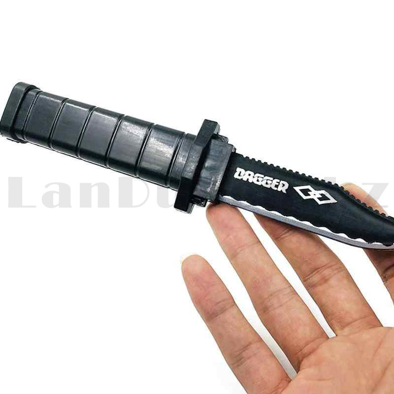 Нож обманка (бутафория) пластиковый Dagger 20 см - фото 7 - id-p93104941