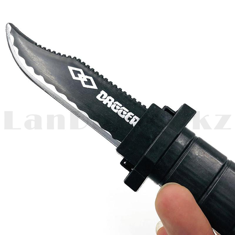 Нож обманка (бутафория) пластиковый Dagger 20 см - фото 6 - id-p93104941