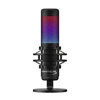 Настольный микрофон HyperX HMIQ1S-XX-RG/G Quadcast S на подставке 91795844 Настольный микрофон HyperX HMIQ1S-XX-RG/G Quadcast S на подставке
