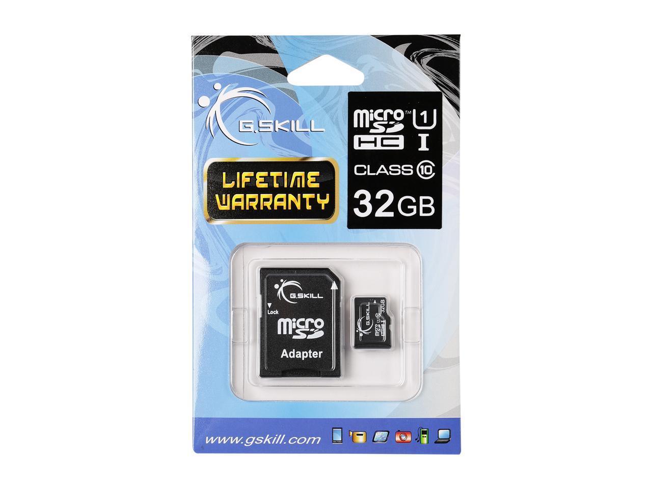 Карта памяти Micro SDHC 32Gb G.Skill, Class 10 UHS-I U1