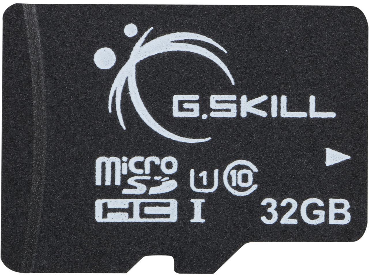 Карта памяти Micro SDHC 32Gb G.Skill, Class 10 UHS-I U1 - фото 2 - id-p93107382