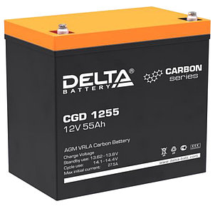 Карбоновый аккумулятор Delta CGD 1255 (12В, 55Ач), фото 2