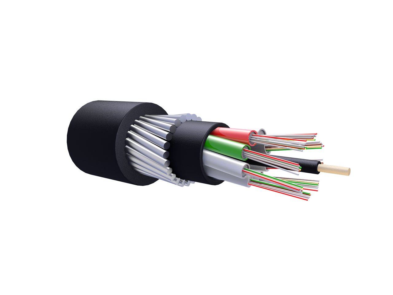 Оптический кабель для прокладки в грунт ОКБ-М4П-А2-8.0 волокно Corning США - фото 4 - id-p4189669