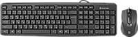 Клавиатура Defender Dakota C-270 черный + мышь