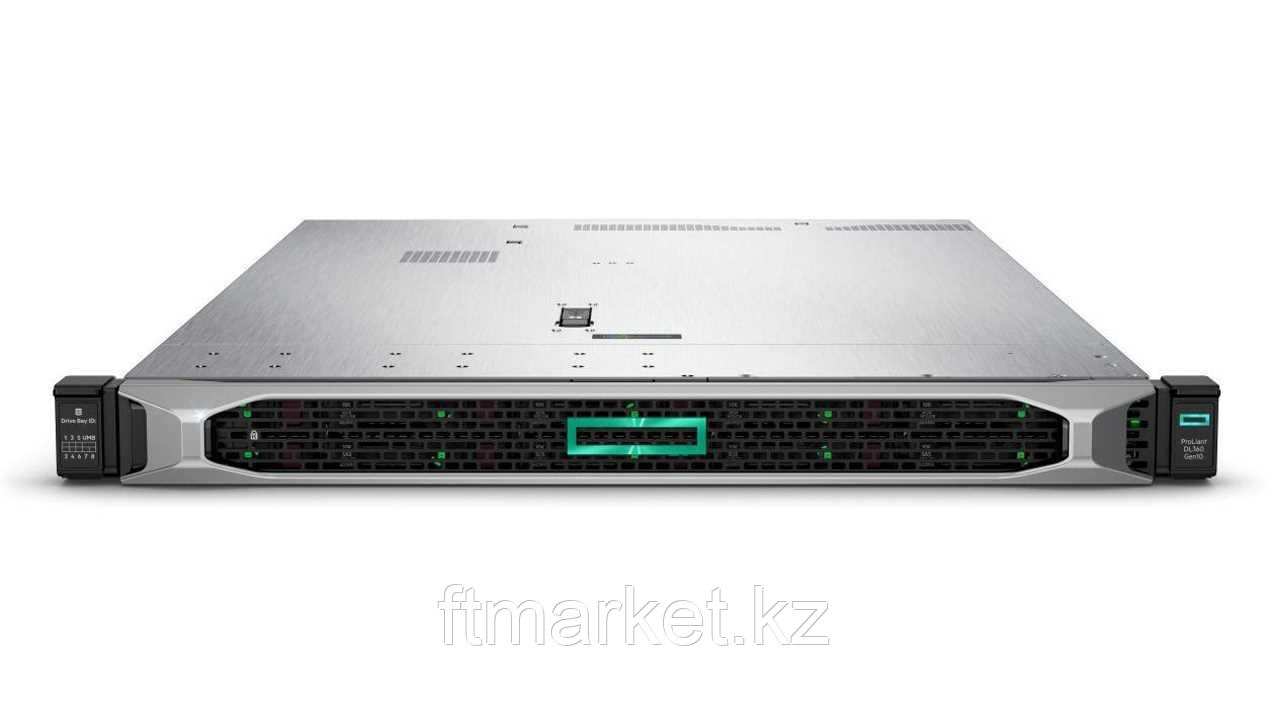 Сервер HPE DL360 Gen10, 1(up2)x 6248R Xeon-G 24C 3.0GHz, 1x32GB-R DDR4, S100i/ZM (RAID 0,1,5,10) noHDD (8/10+1