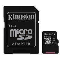 Карта памяти Kingston Micro SDXC 64Gb