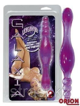 ФАЛЛОИМИТАТОР ДВОЙНОЙ ГЕЛЕВЫЙ (GALAXIA LAVENDER)