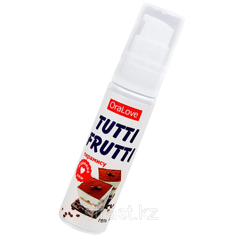 Гель-лубрикант для орального секса съедобный OraLove "TUTTI-FRUTTI Тирамису" 30 г