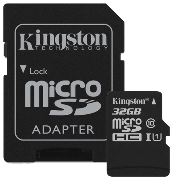 Карта памяти Kingston Micro SDHC 32Gb - фото 1 - id-p93108614