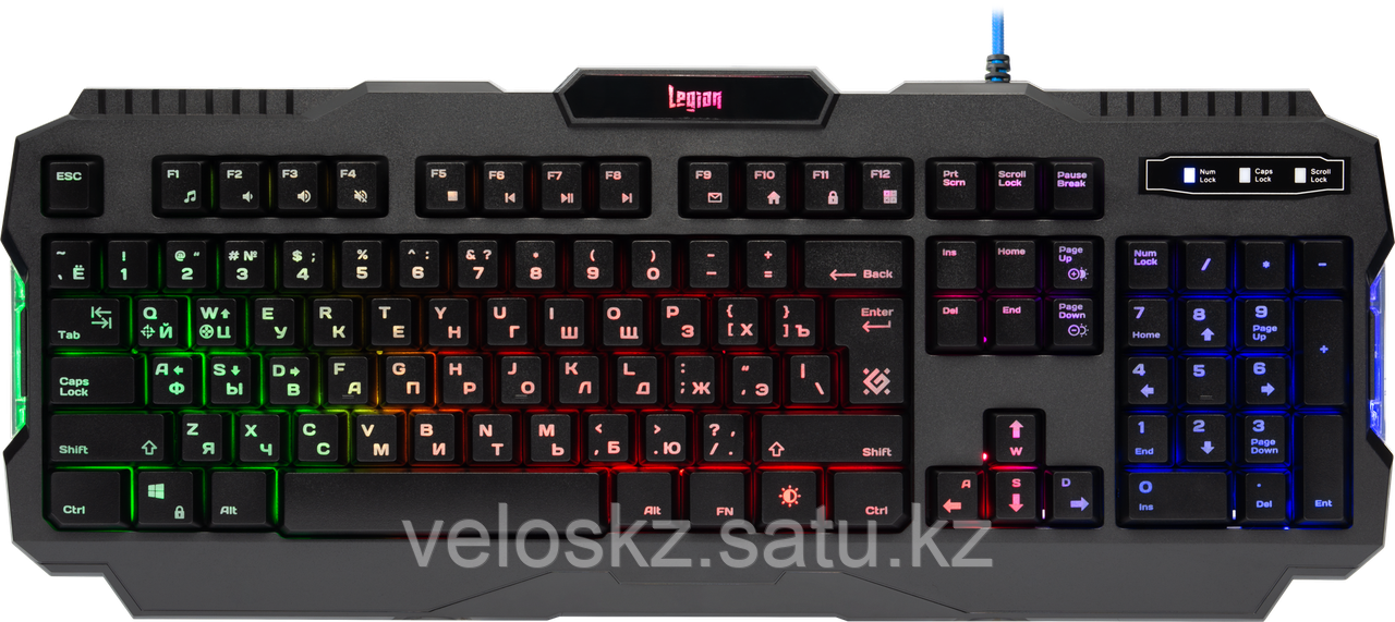 Defender Клавиатура проводная Defender Legion GK-010DL, ENG/RUS