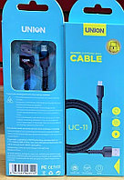 USB Data cable UNION UC-11 Type-C 1,0m 2,4A