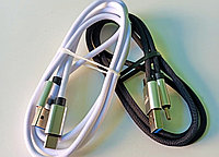 USB Data cable UNION UN-11 Type-C 1,0m без упак. ткань/ металл