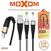 USB Data cabel MOXOM CC-34 1,0м, microUSB