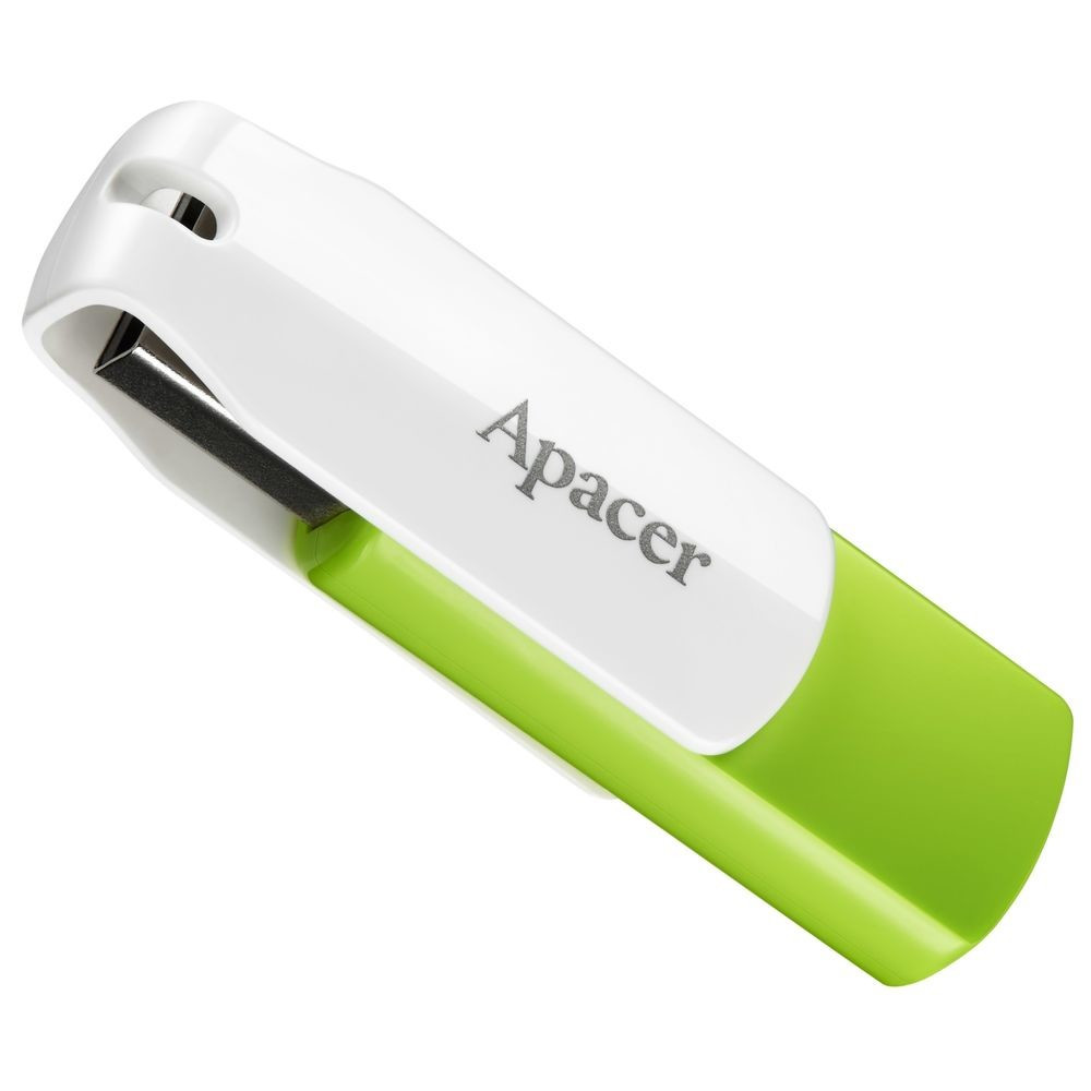 USB-накопитель Apacer AH335 64 Gb, зеленый/белый