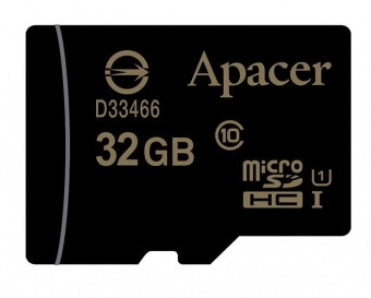 Карта памяти Micro SDHC 32Gb Apacer (AP32GMCSH10U5-R) - фото 1 - id-p93111884