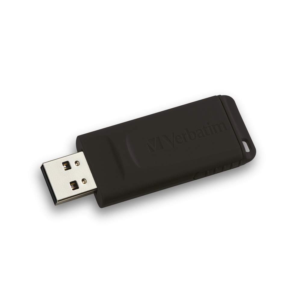 USB-накопитель Verbatim Slider 16Gb, черный - фото 1 - id-p93119899