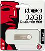 USB-накопитель Kingston DataTraveler SE9 32Gb, серебристый, фото 2