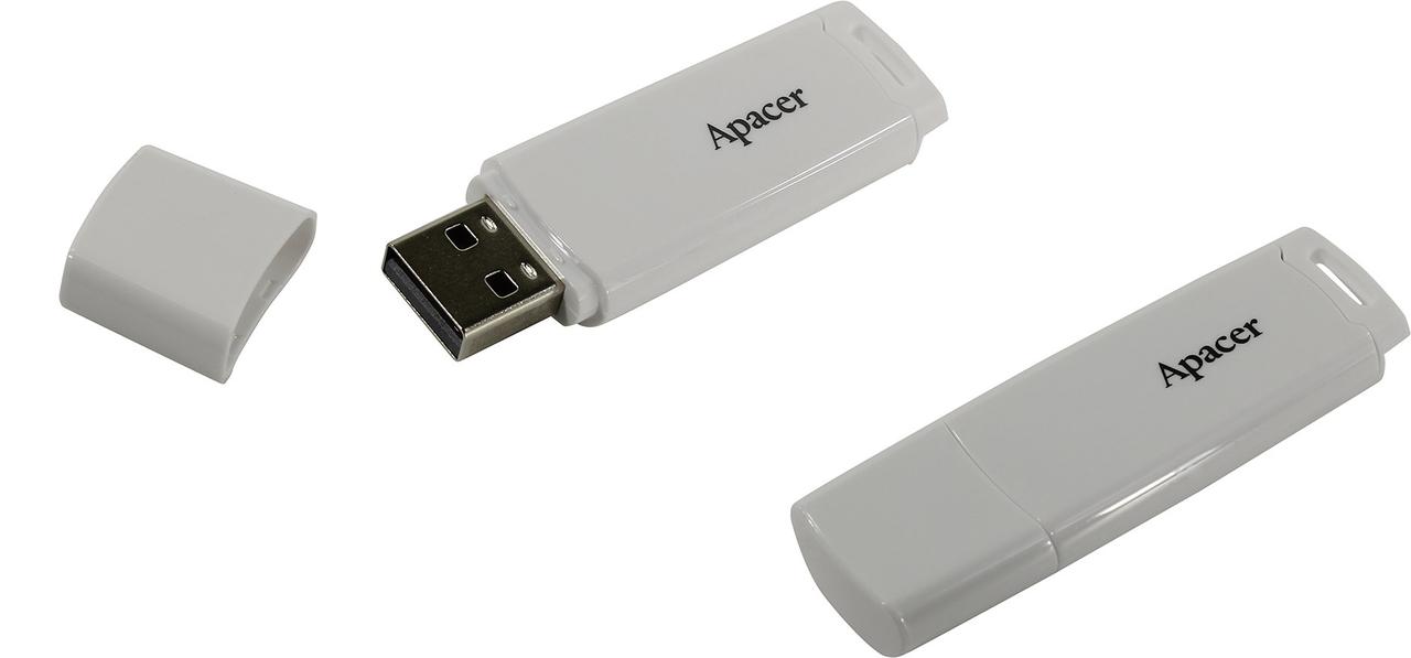 USB накопитель 64Gb Apacer AH336, белый - фото 1 - id-p93120159