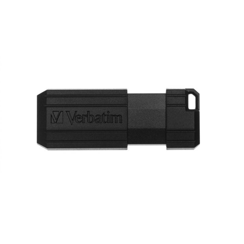 USB накопитель 64Gb Verbatim PinStripe, черный - фото 2 - id-p93120340