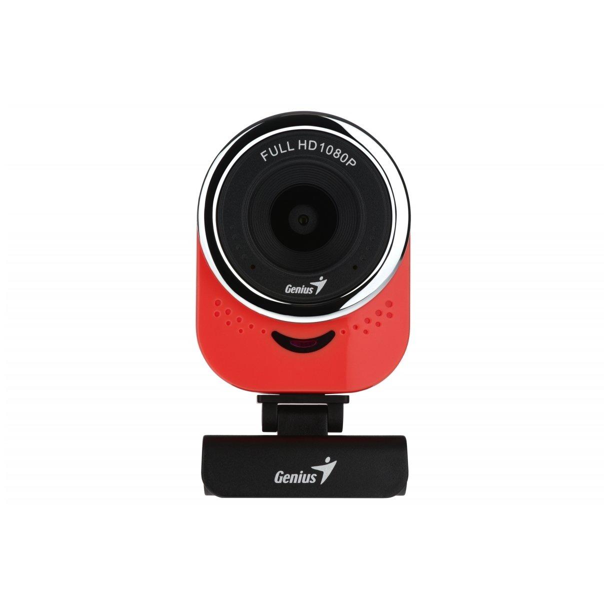 Web-камера Genius QCam 6000, 2.0Mp, FULL HD 1920х1080/30, Красная - фото 1 - id-p93120698