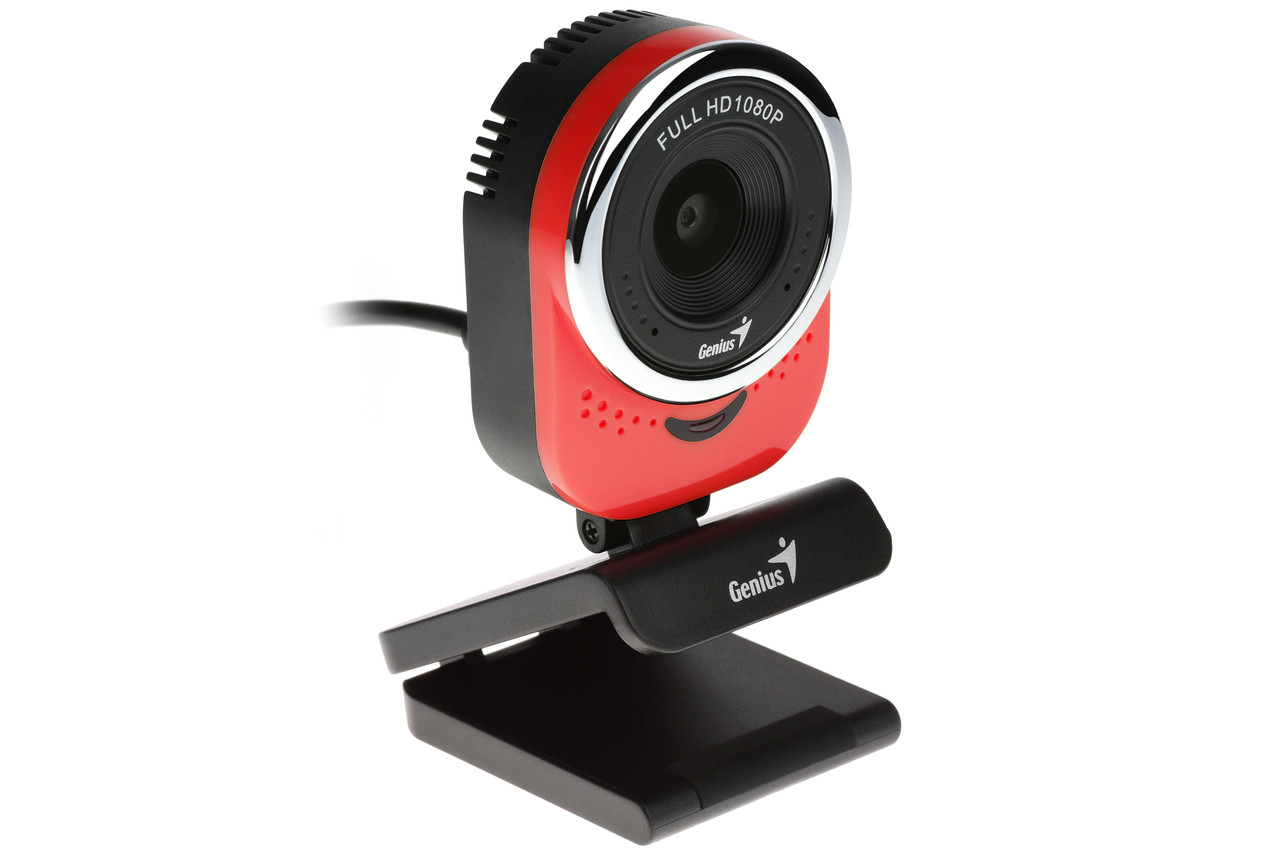 Web-камера Genius QCam 6000, 2.0Mp, FULL HD 1920х1080/30, Красная - фото 3 - id-p93120698