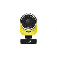 Web-камера Genius QCam 6000, 2.0Mp, FULL HD 1920х1080/30, Желтая