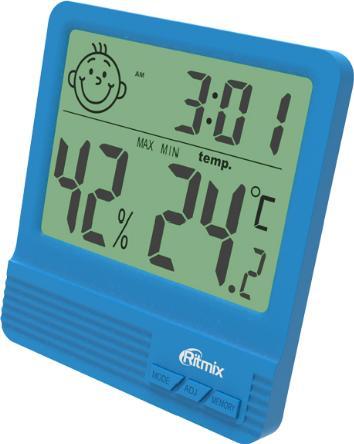 Weather station Ritmix CAT-052, 1AAA, blue