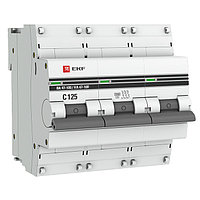 Автоматический выключатель 3P 125А (C) 10kA ВА 47-100 EKF PROxima