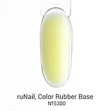 Цветная каучуковая база Color Rubber Base №5300 8мл. Runail Professional, фото 2