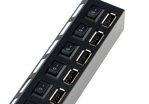 USB концентратор 7 port, Gembird UHB-U2P7-02, Черный - фото 3 - id-p93139539