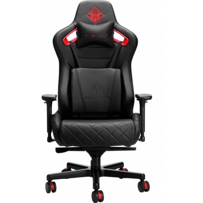 Кресло игровое компьютерное HP Omen Citadel черно - красное
