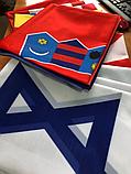 Печать флагов на ткани в Алматы. Печать флагов на политексе. Печать флагов на габардине., фото 2