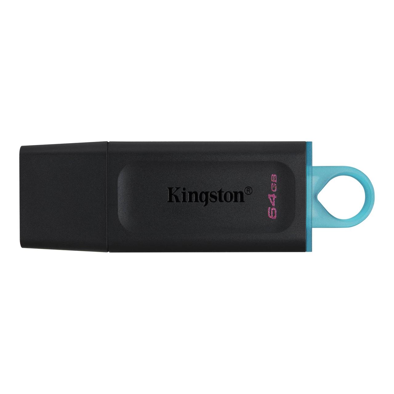 USB Флеш карта 64Gb Kingston DataTraveler Exodia черно- голубая